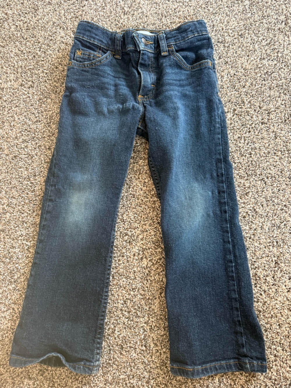 Wrangler Boys Classic Boot Jeans in Blue Wash Size 5 Expandable Waist
